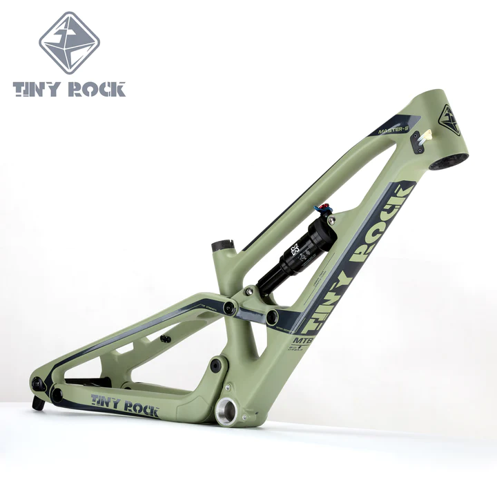 Hochwertiger 20" Carbon Rahmen für Kinder, geeignet für All Mountain und Enduro, ideal für Altersgruppe 5-8 Jahre.